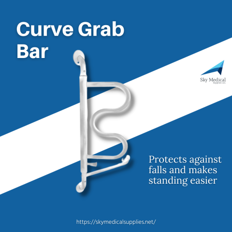 curved grab bar 